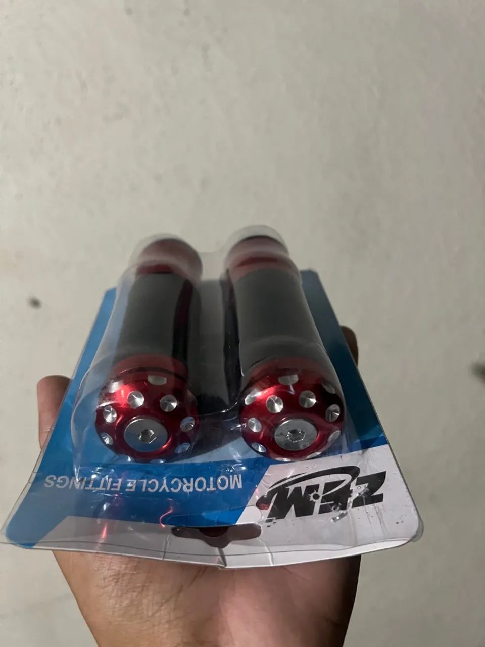 Manoplas de Moto Vermelhas - Foto 3