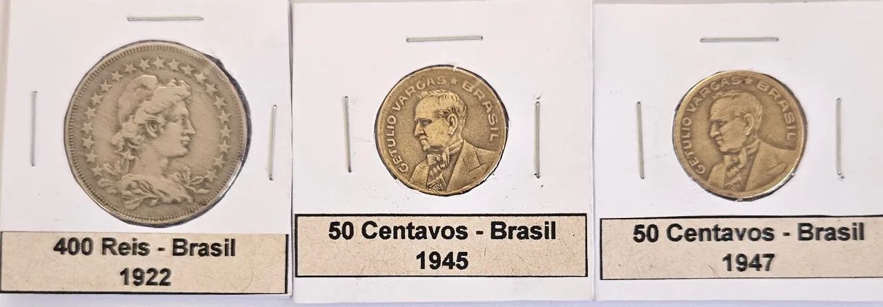 Coleção Moedas Antigas Brasil - Vários Anos. - Foto 4