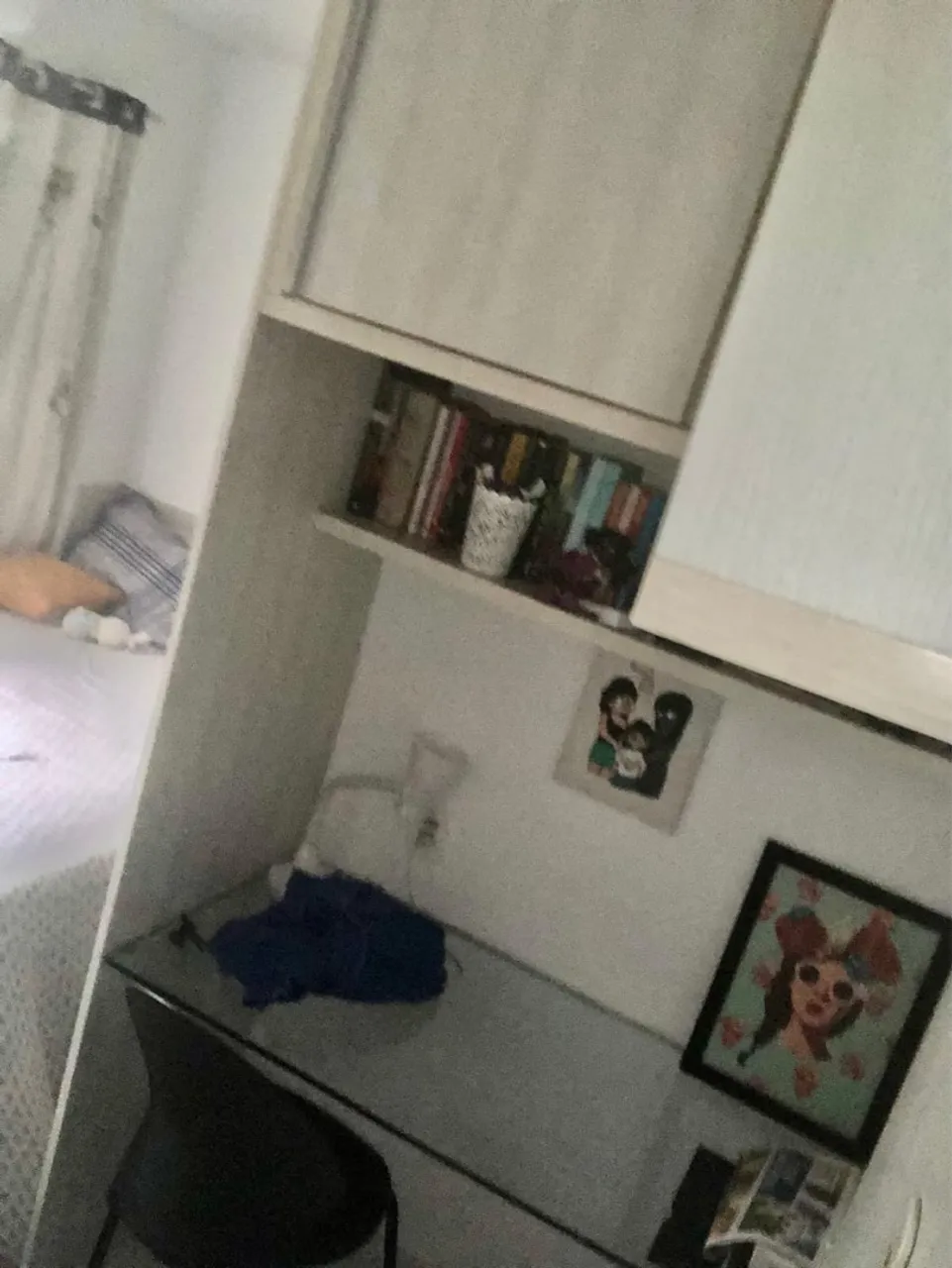 Quarto Mobiliado para Aluguel em Apartamento Familiar - Somente para Mulheres