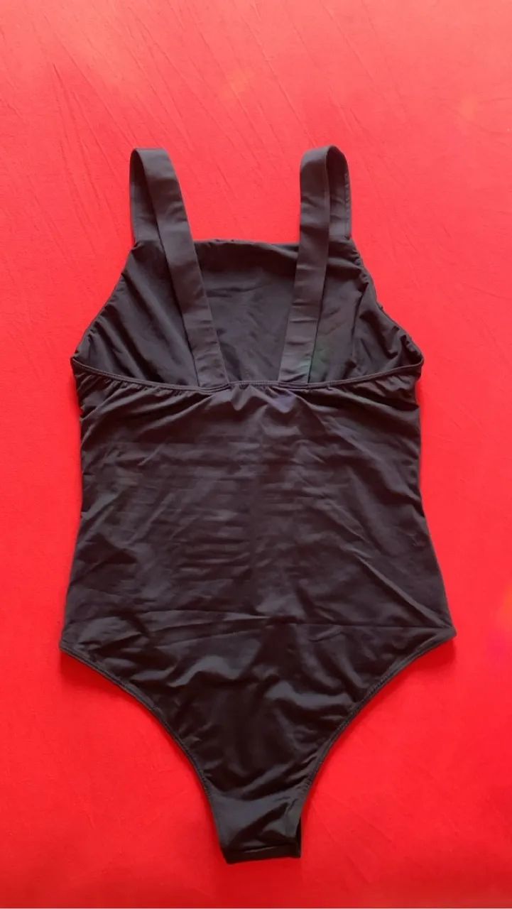 Maio preto forrado GG pode ser usado como Body . - Foto 2
