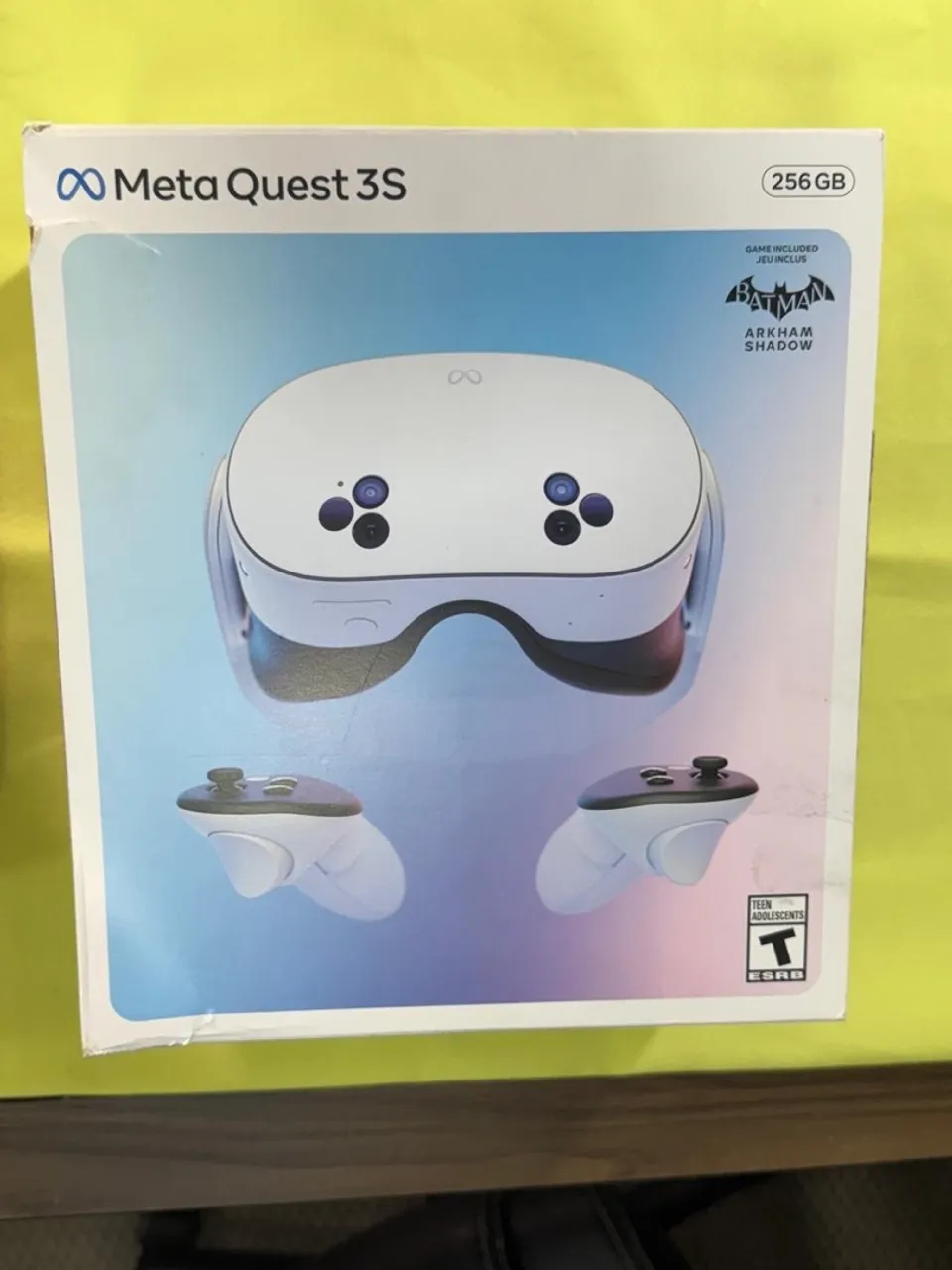 Meta Quest 3S - VR Headset com Batman: Arkham Shadow
