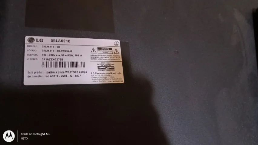  TV SMART LG MODELO: 55LA6210-SB , Com linha na tela,  Funcionando. - Foto 5