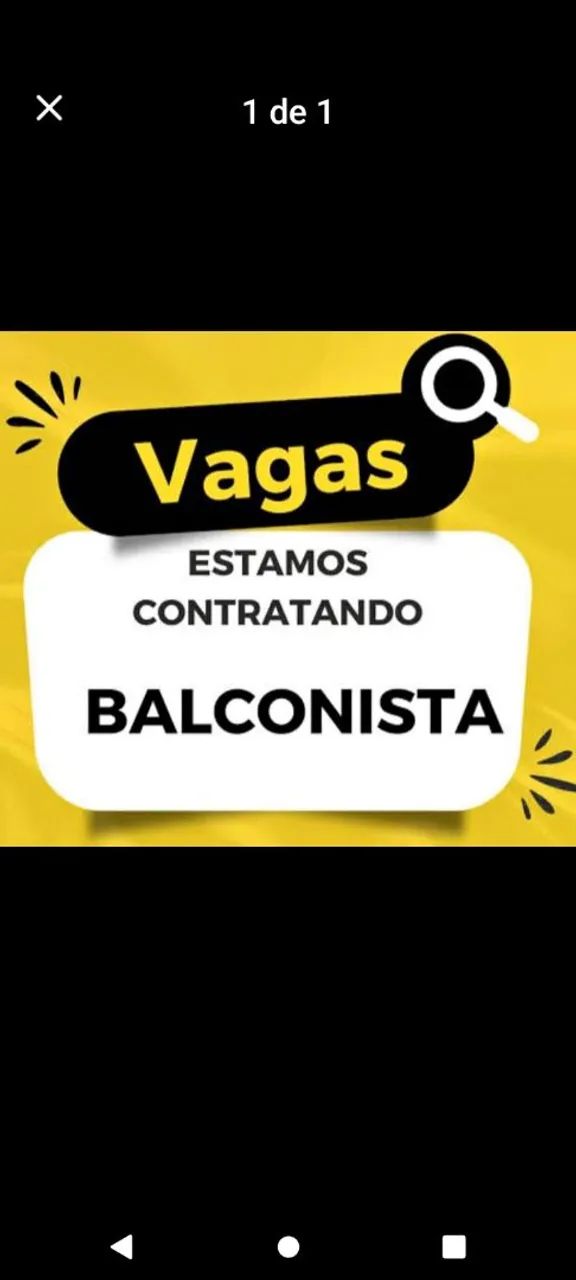 Vagas para Balconista de padaria 