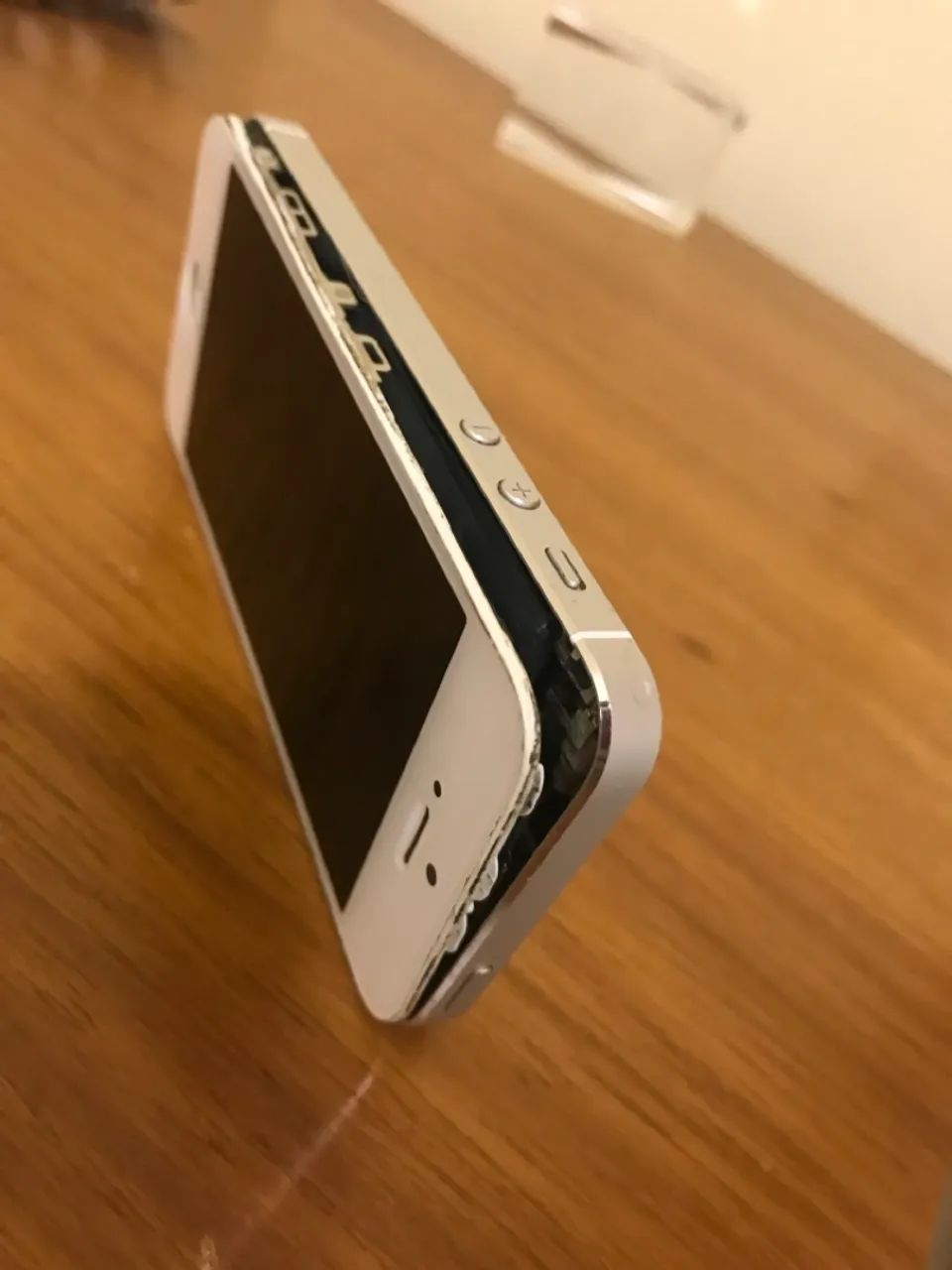 iPhone 5 branco/ prata - Foto 4