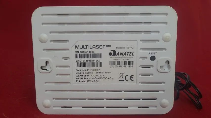 Roteador Multilaser RE172 Wireless N 300Mbps usado - Foto 4