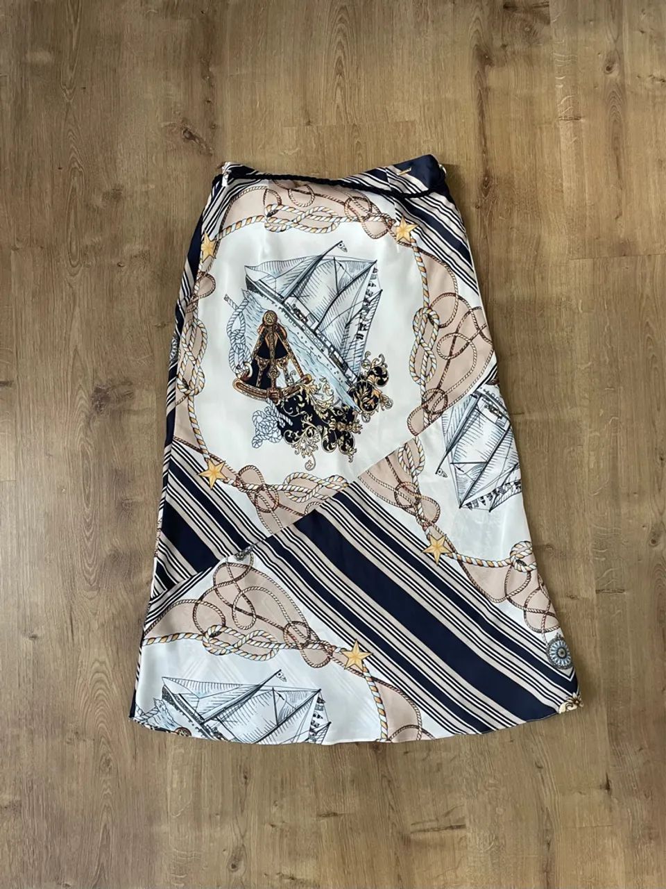 Saia midi estampada tam P Lez a Lez - Foto 4