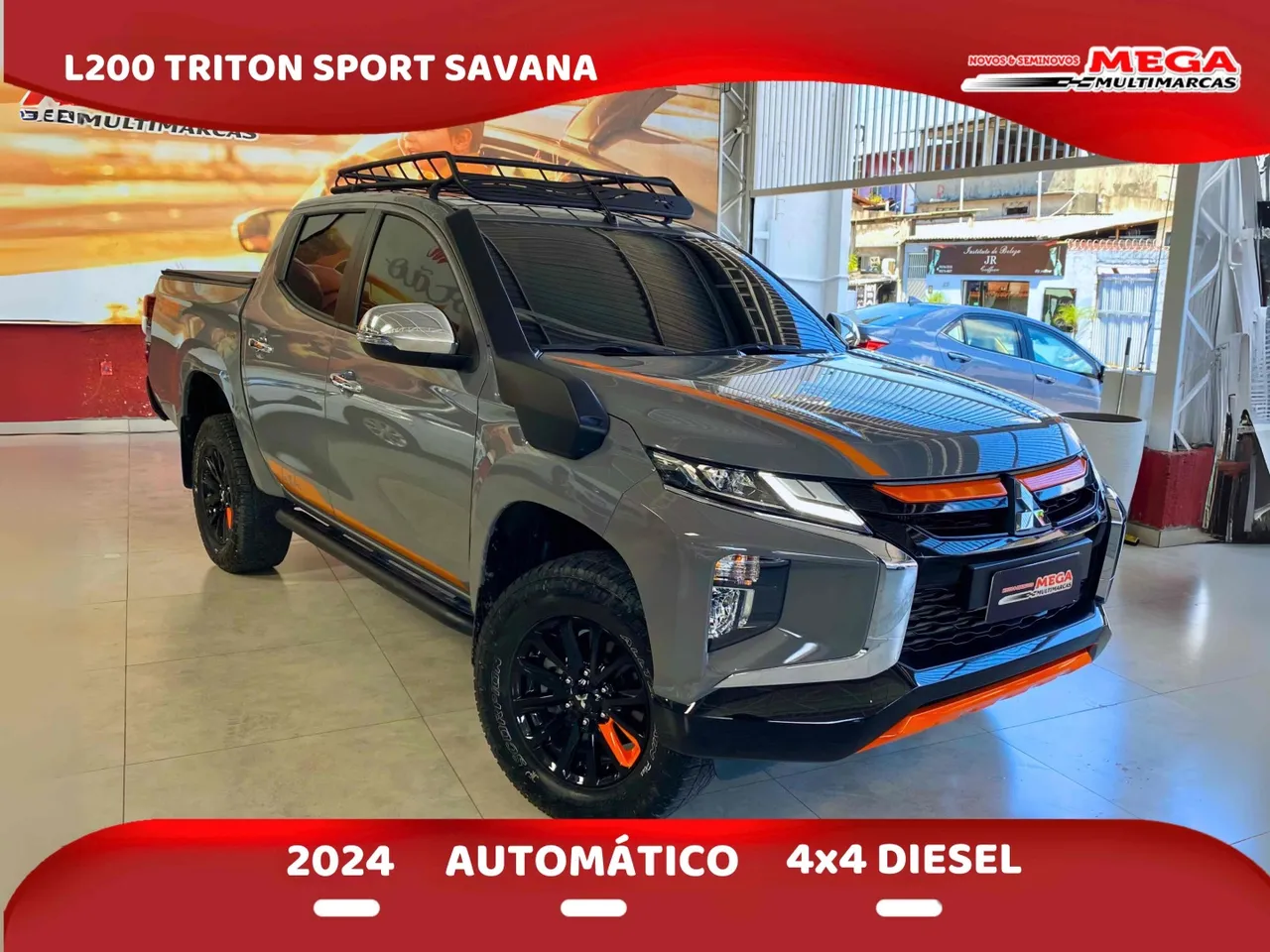 Mitsubishi L200 triton 2024 2.4 16v turbo diesel sport savana sertôes cd 4p 4x4 automático