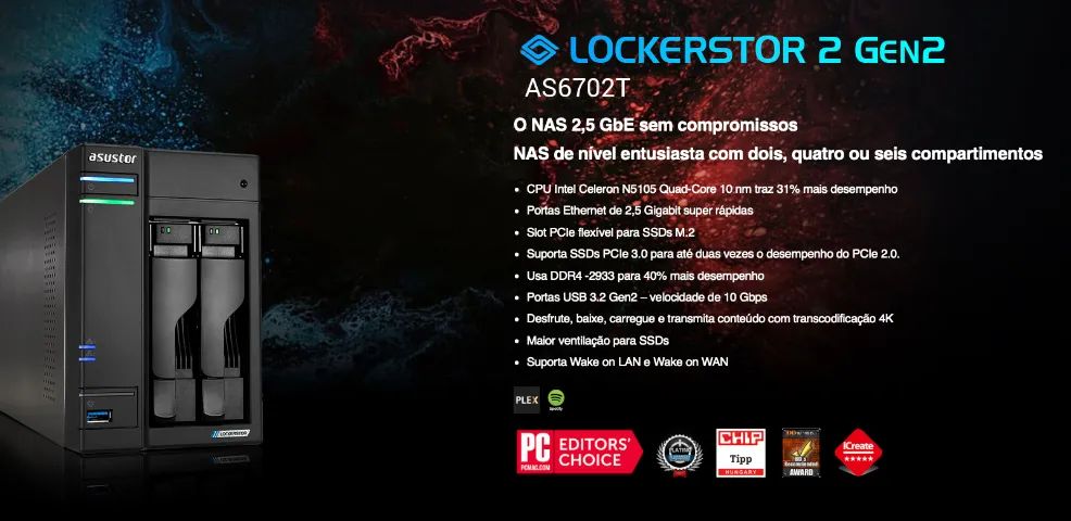 STORAGE NAS ASUSTOR LOCKERSTOR 264617707694082122