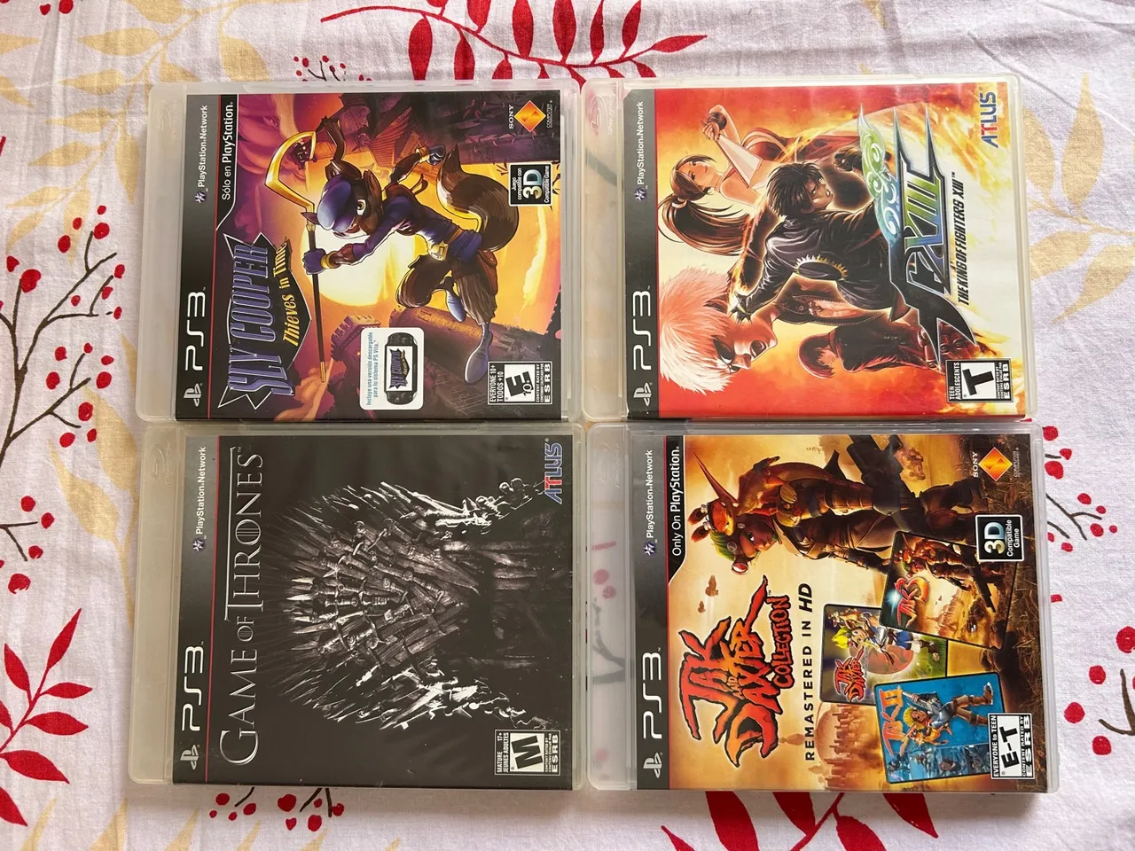 Jogos de PS3 - Sly Cooper, King of Fighters e Game of Thrones