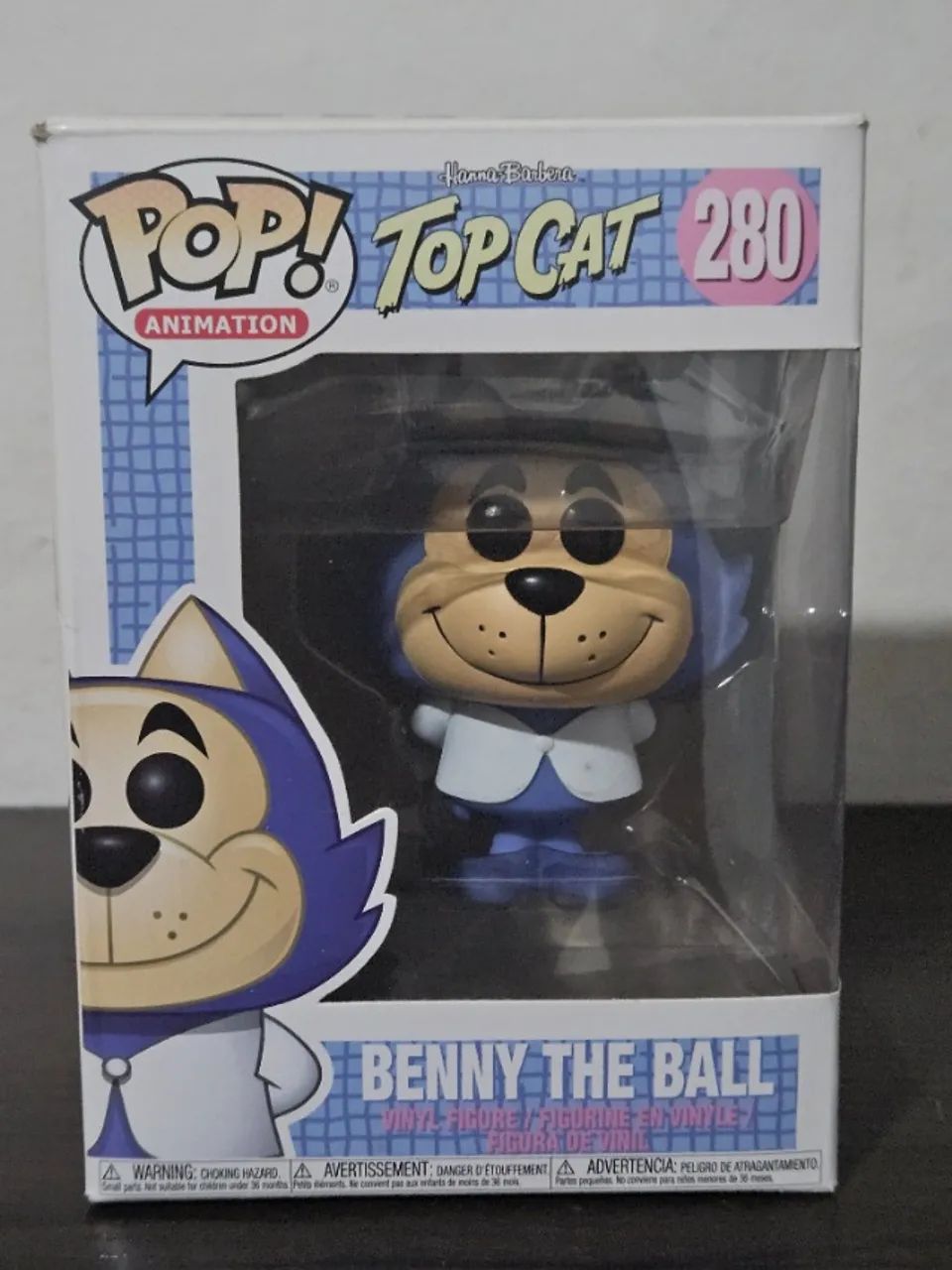 Funko Pop Benny The Ball 280 Caixa Desbotada TopCat Manda-Chuva