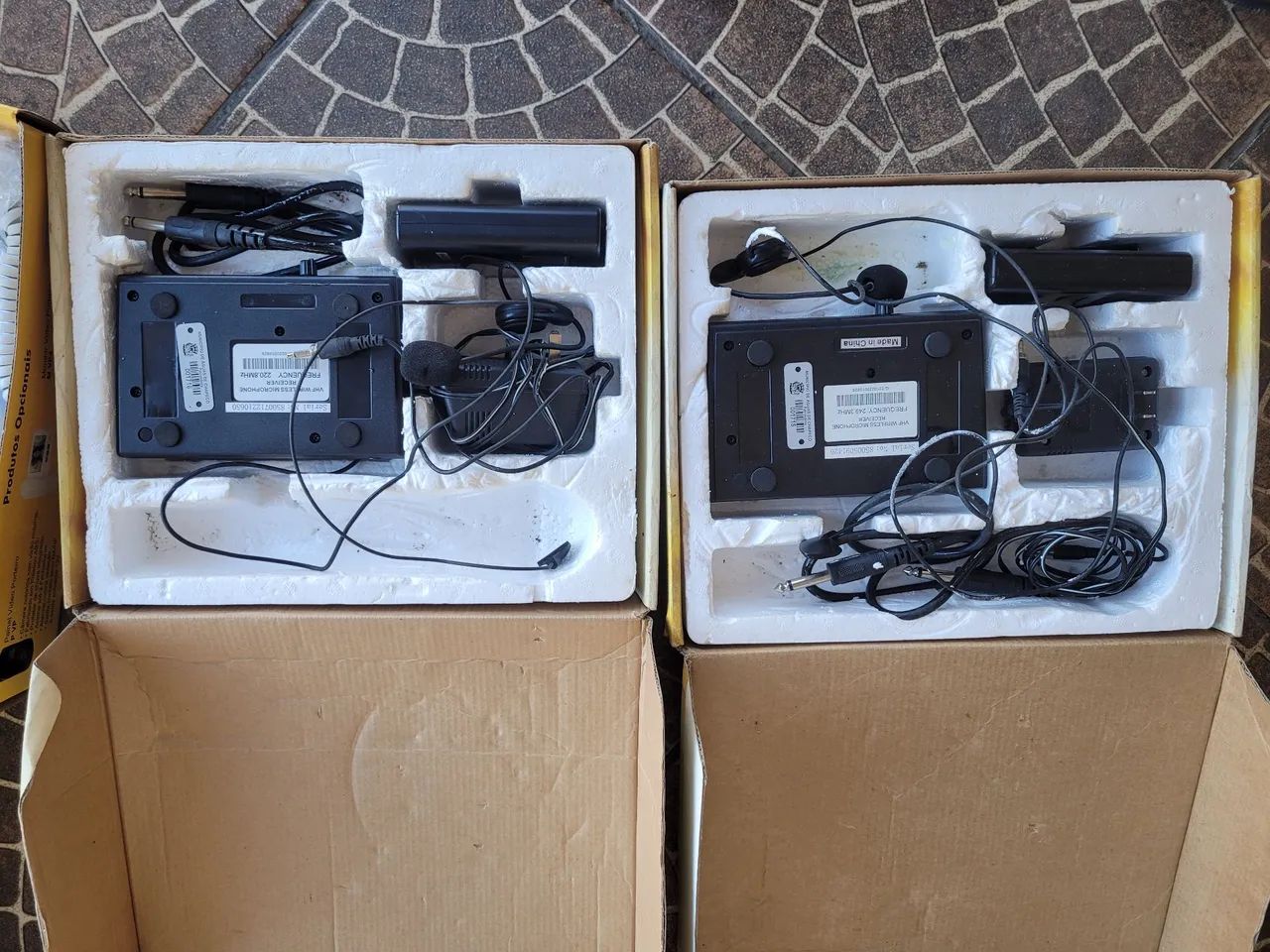 Lote de vídeo porteiro e microfone sem fio (leia a descrição) - Foto 3
