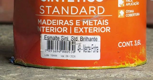 Esmalte Sintético Verde Folha Brilhante 3,600 Litros - Lacrada - Foto 2