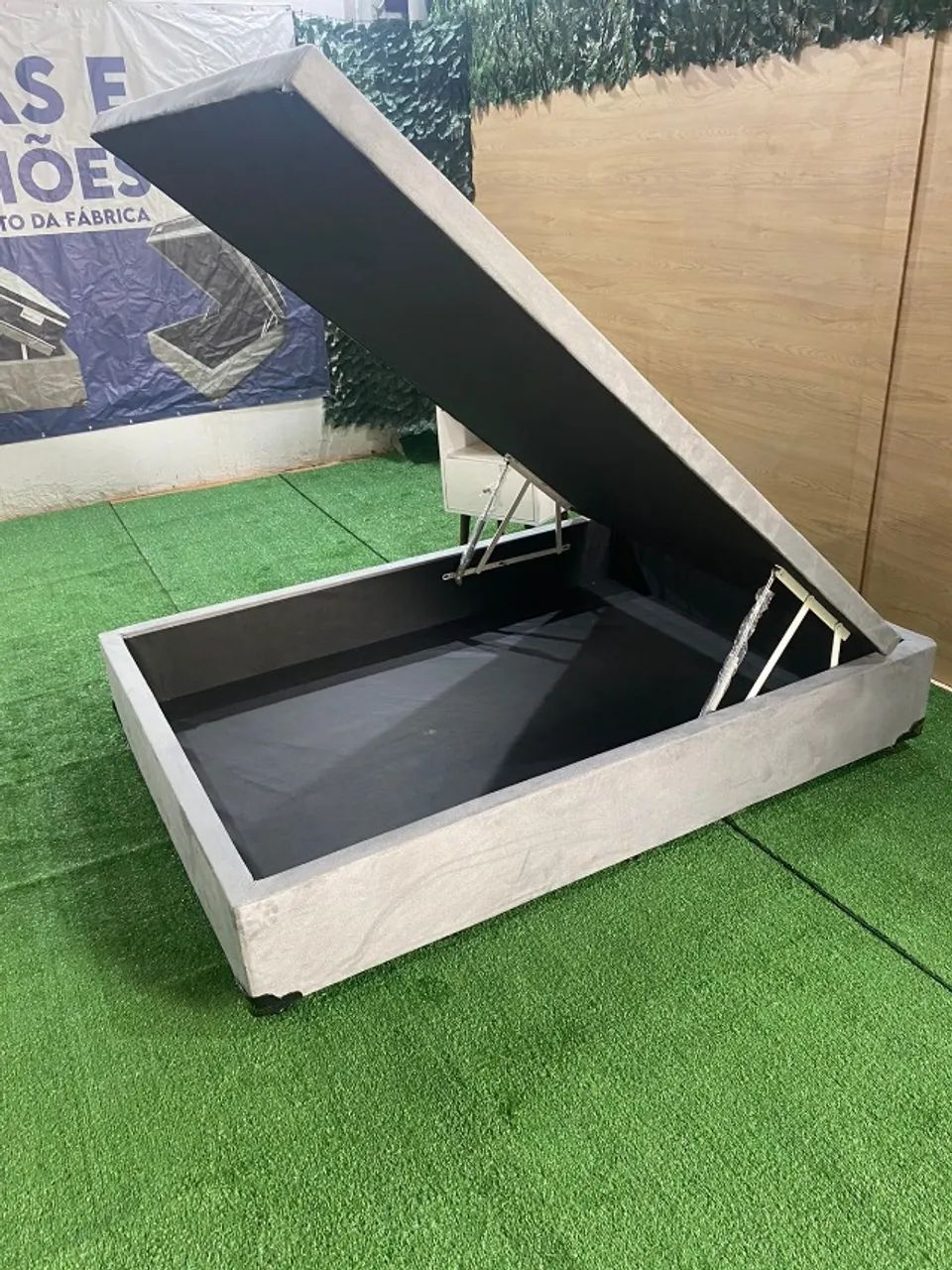 CAMA BOX BAÚ CASAL BLINDADO - Foto 4