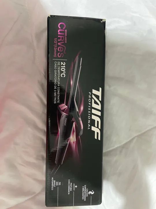 Modelador de cachos taiff curves 1/2 polegada 210°C 13MM - bivolt