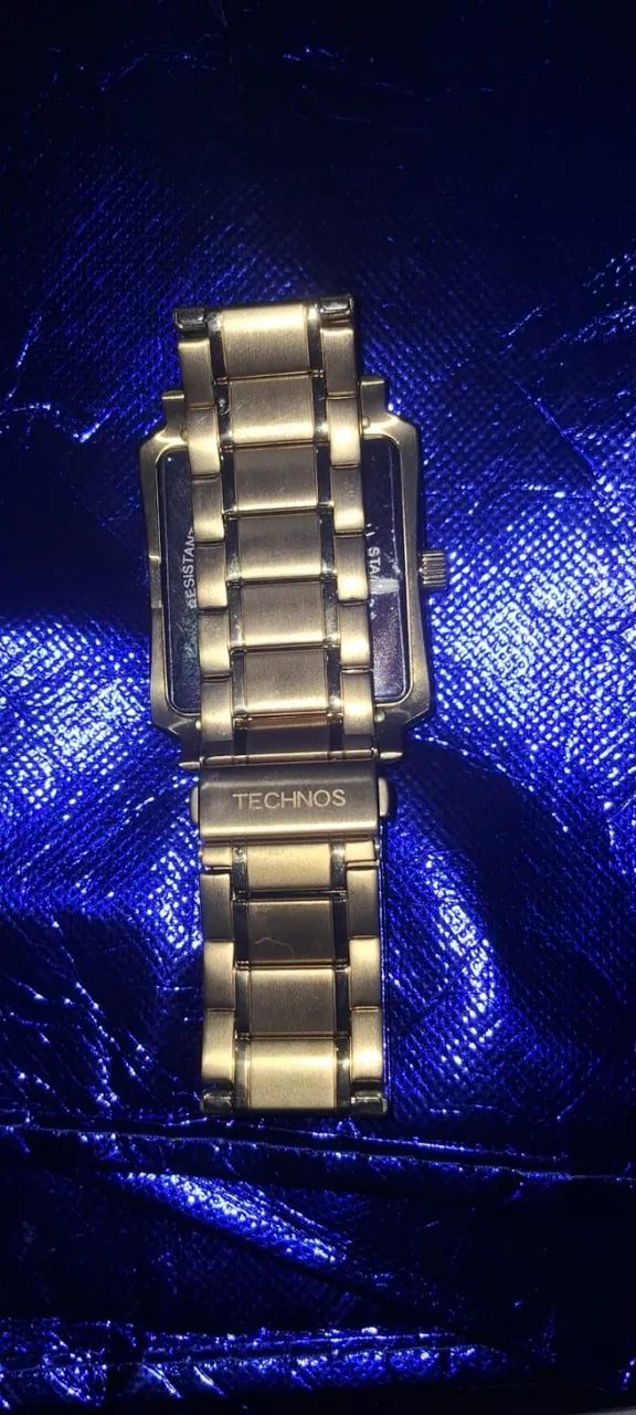 Relógio Technos Dourado Quadrado 2315YT - Barato - Foto 3