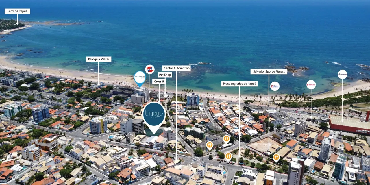 Unique Piatã, 2 E 3 Quartos, Opções De 52M² Ou 72M² E 1 Ou 2 Vagas De Garagem. 927BEH