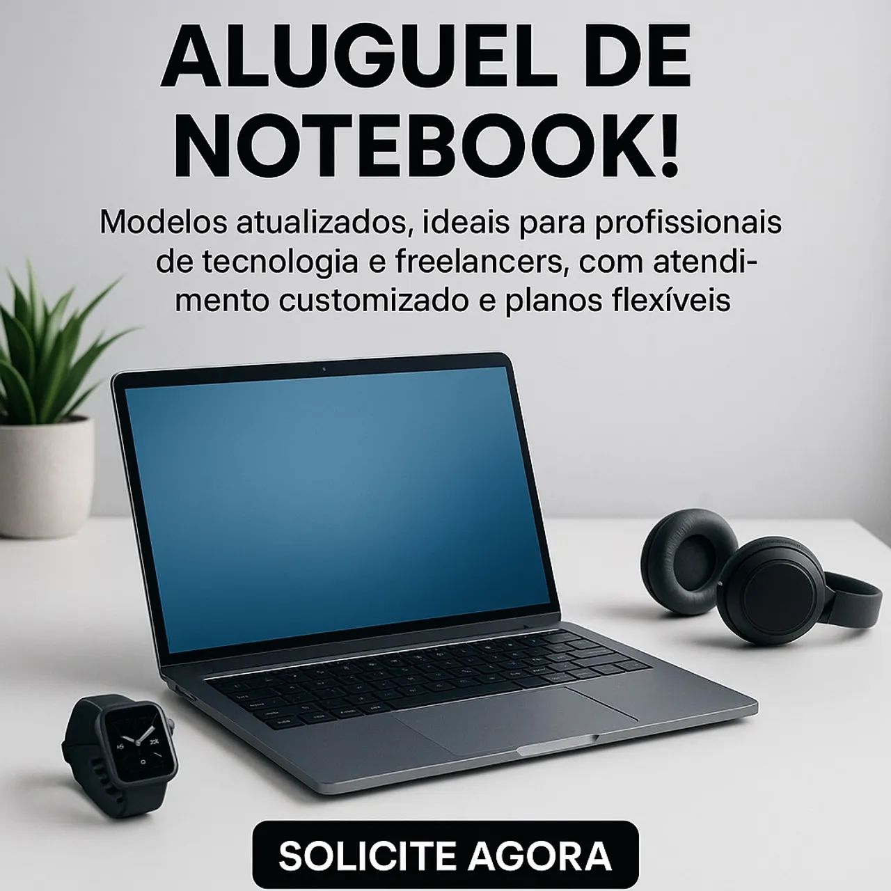 Aluguel de Notebook - Ideal para Profissionais e Freelancers