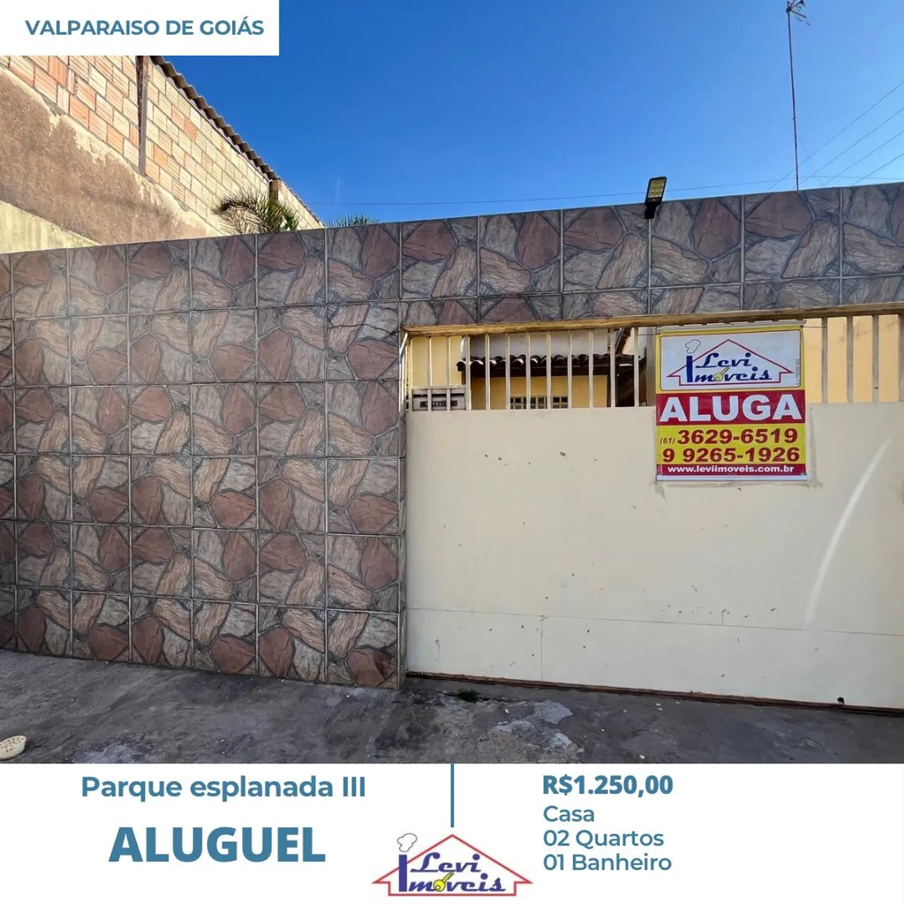 Alugo casa no Parque Esplanada III em Valparaíso de Goiás