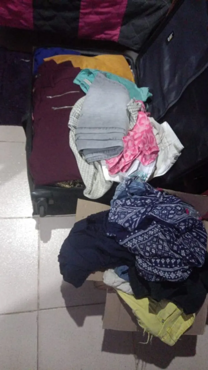 Mala de Viagem Grande - Diversas Roupas