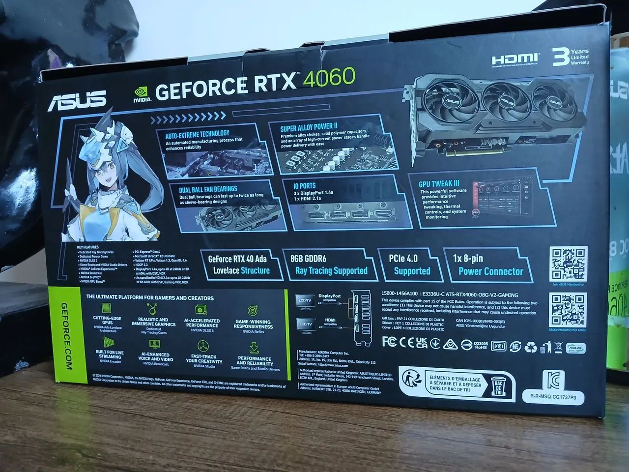 Placa de Vídeo GeForce RTX 4060 8GB GDDR6 - Foto 2