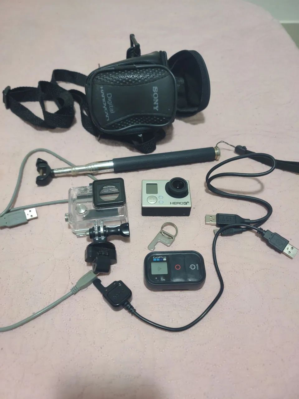 Camera GoPro hero 3+ e acessórios  - Foto 2