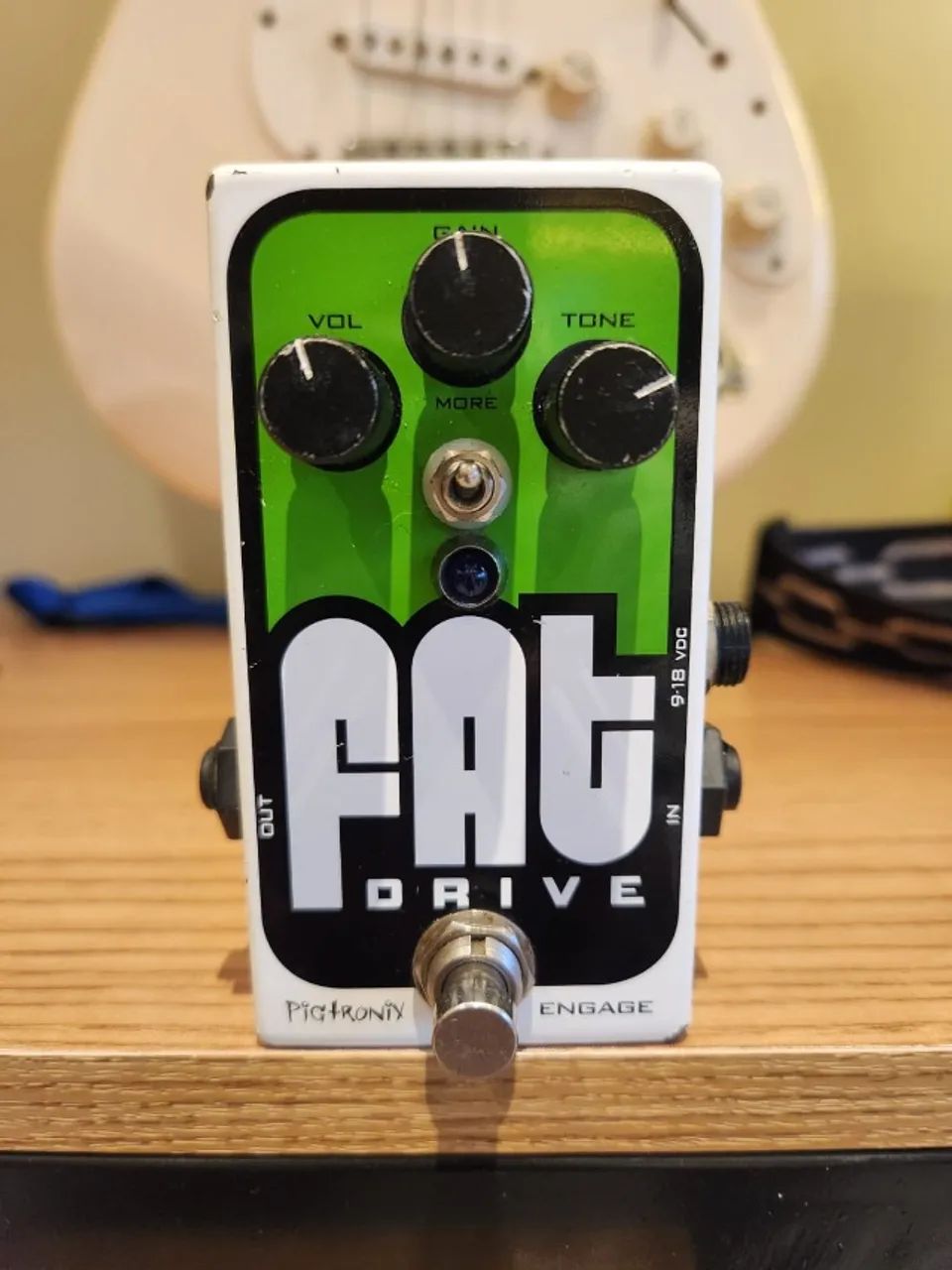 Pedal de ovedrive - Pigtronix Fat drive - Instrumentos