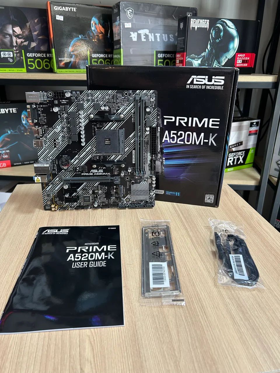 PLACA MAE ASUS PRIME A520M-K DDR4 SOCKET AM4 CHIPSET AMD A520