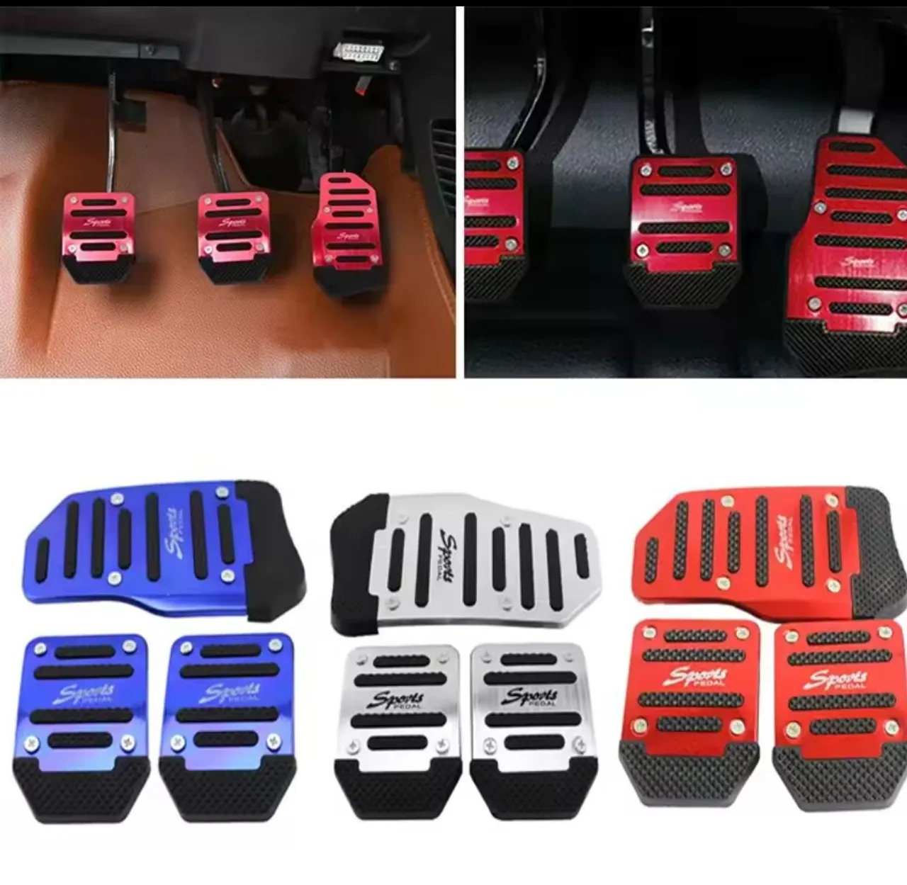 Capinha pra Pedais Esportivos para Carros - Diversas Cores