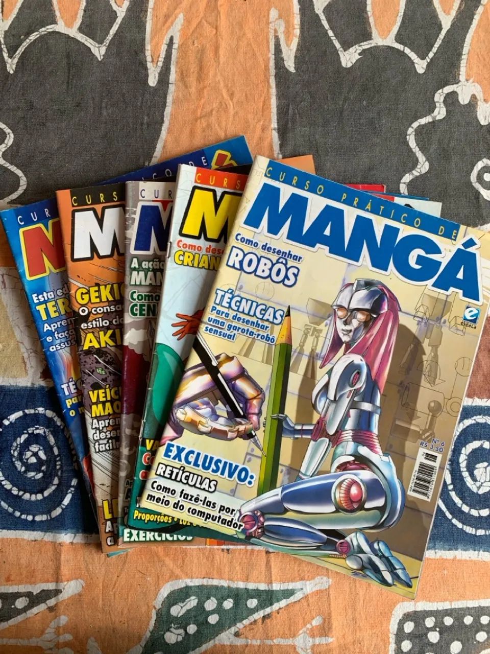 Coleção de Mangás - Curso Prático de Desenho