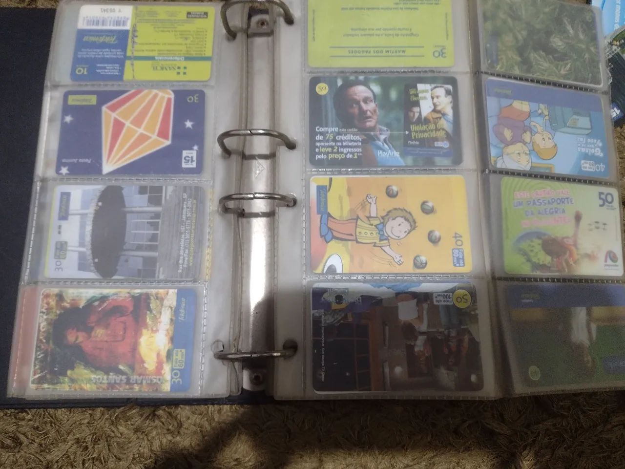Cartão telefônico antigos  - Foto 3
