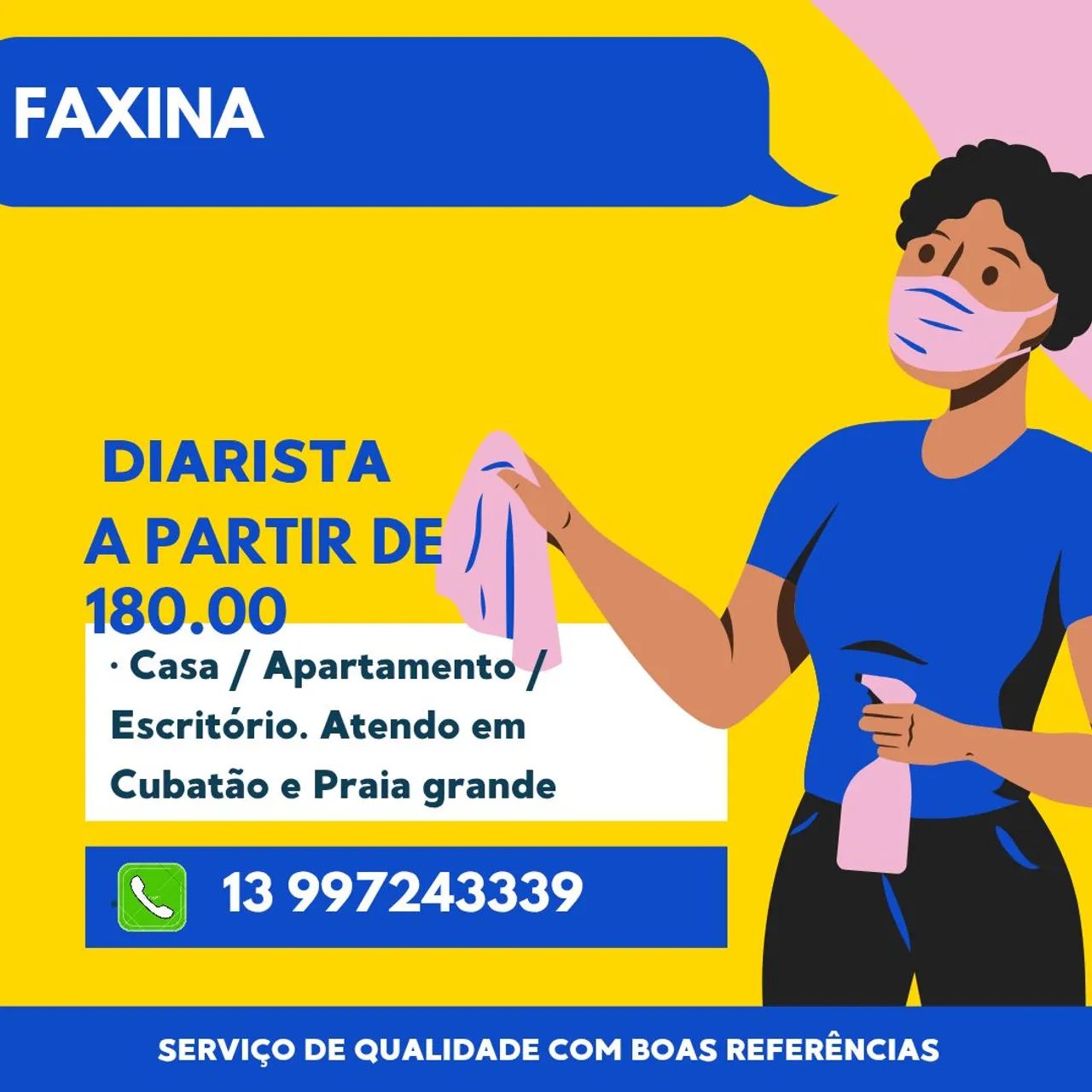 Diarista ou faxina 