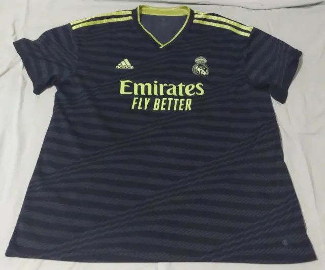 Camisa Real Madrid Preta 22/23 Adidas 2GG