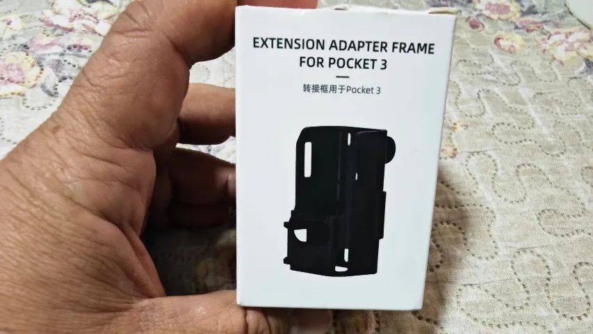 Suporte adaptador de expansão para Osmo Pocket 3 Flymile Sapata fria Led e Microfone  - Foto 4