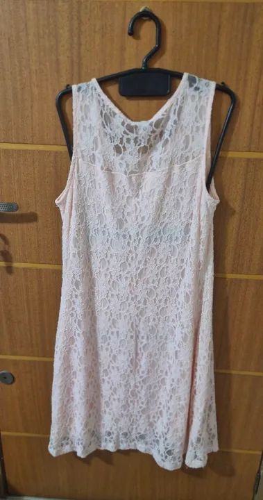 Vestido rosa em renda NOVO 48 - Foto 2