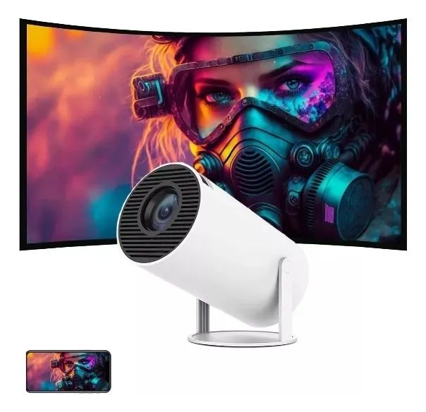 Projetor Hy300 Com Android e Wifi (Som Embutido e Blutetooth) Youtube Netflix Garantia - Foto 2