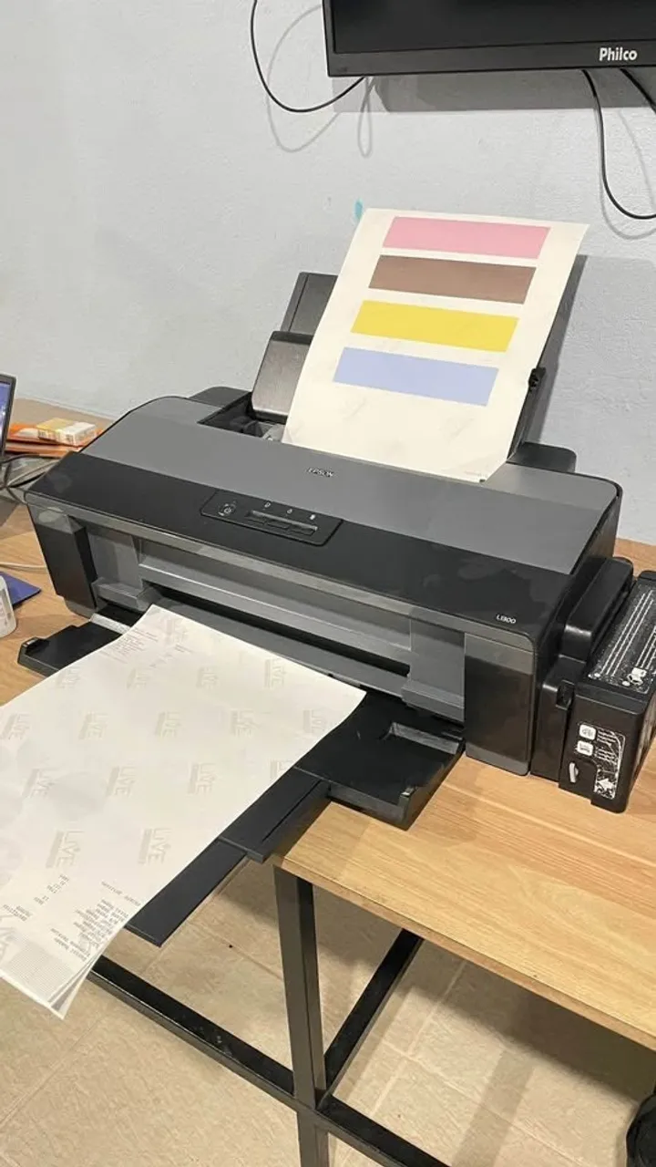 IMPRESSORA EPSON L1300 SUBLIMATICA + PRENSA 60X40
