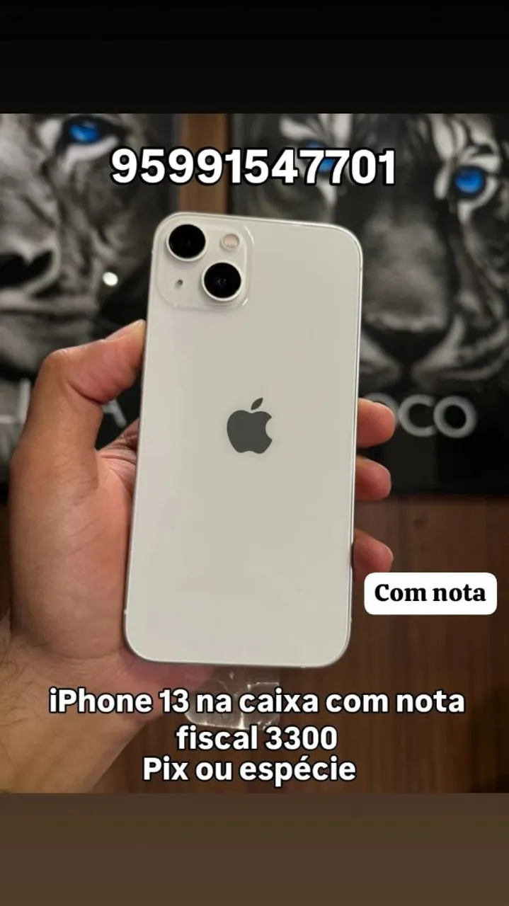 iPhone 13 novo com nota