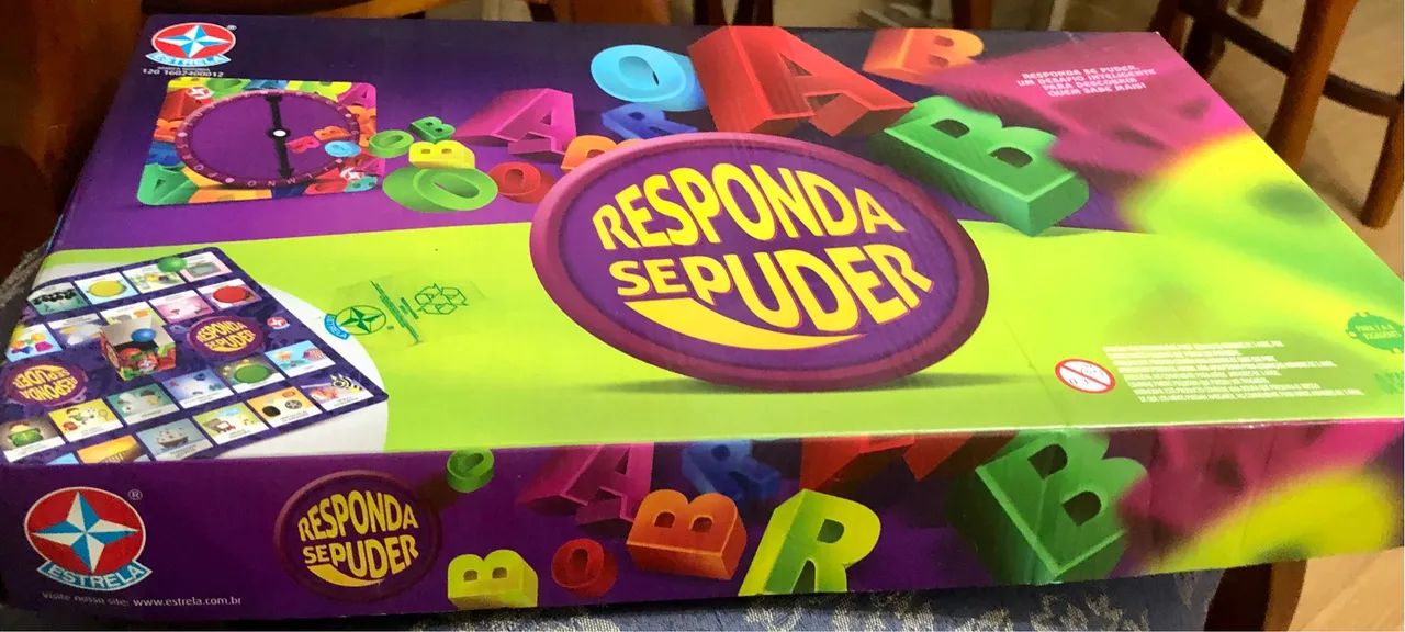 Jogo de Tabuleiro Responda Se Puder - Estrela - Foto 3