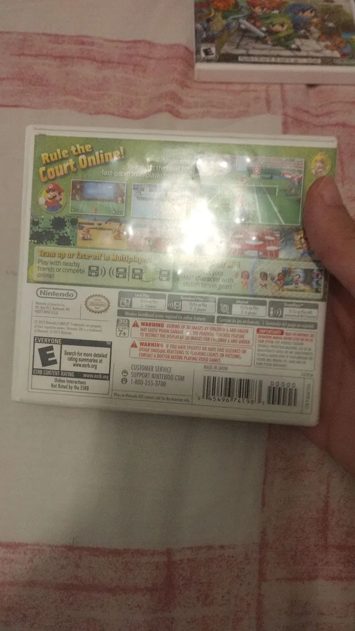 Mario tennis jogo nintendo 3ds le descrição  - Foto 2