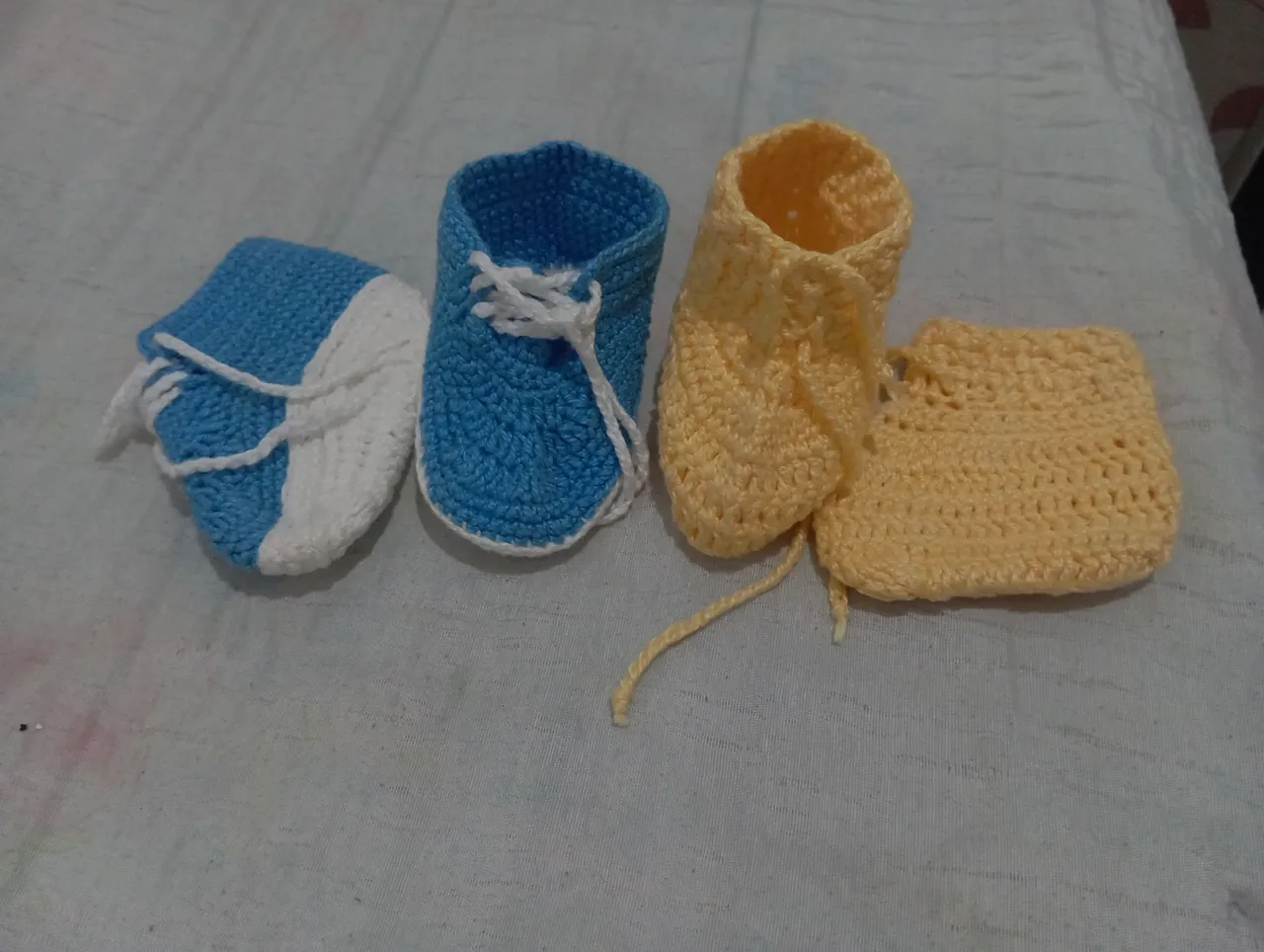 Sapatinhos de crochê para bebê