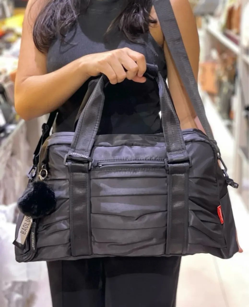 Bolsa de Viagem Rosa - Foto 2