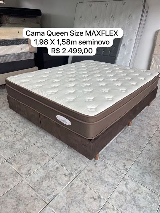 Cama Box Queen Size Maxflex 