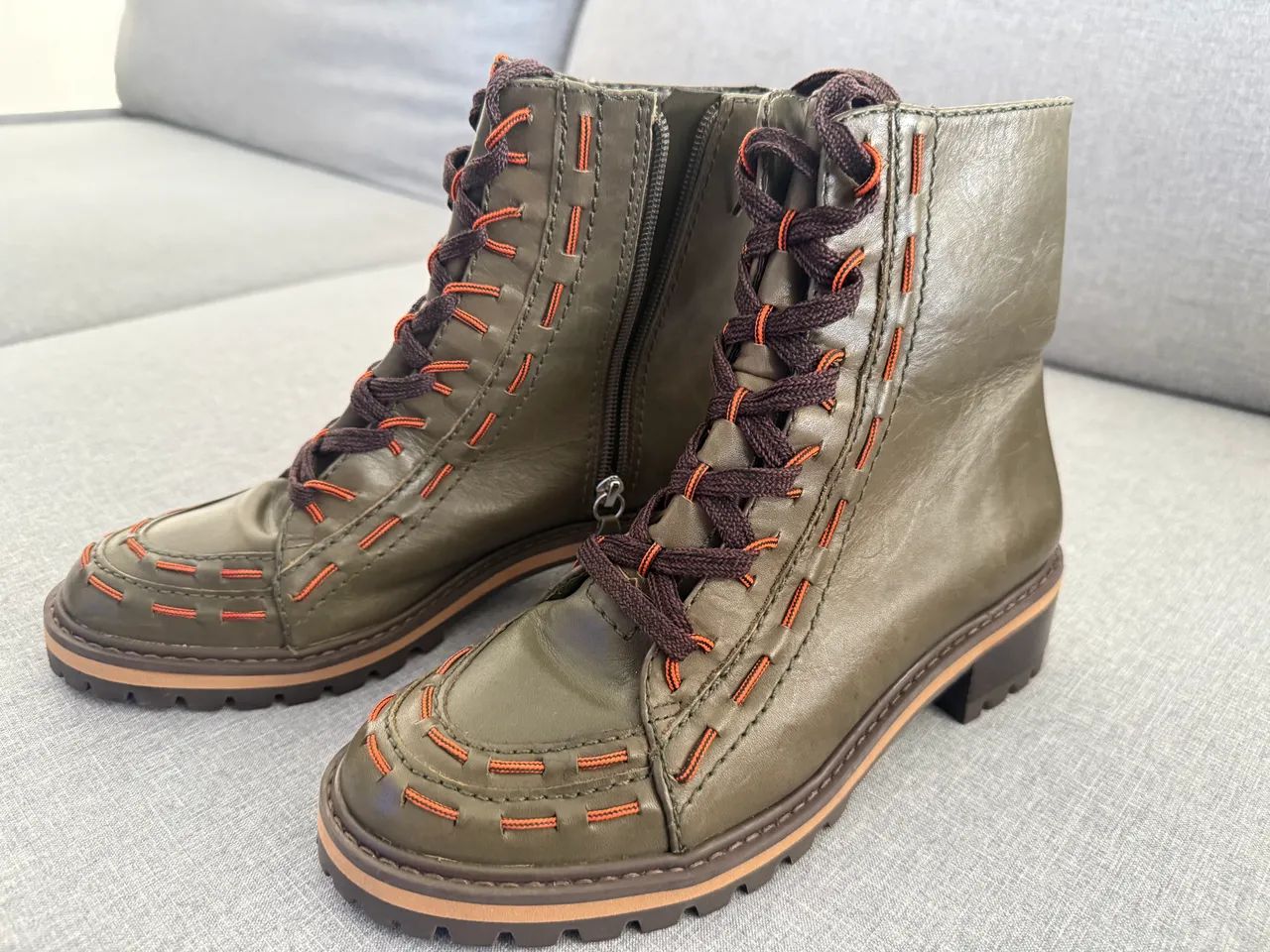 Bota Couro Biker Schutz 36 - Foto 4