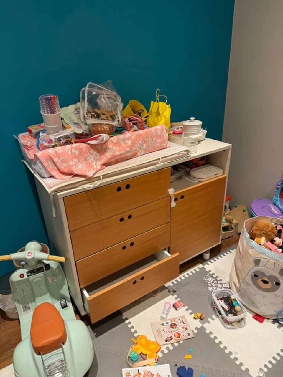 Cômoda Infantil Sleeper Branca Madeira - Foto 2