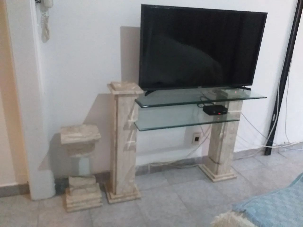 Rack em mármore   para tv e  decoração.  - Foto 5