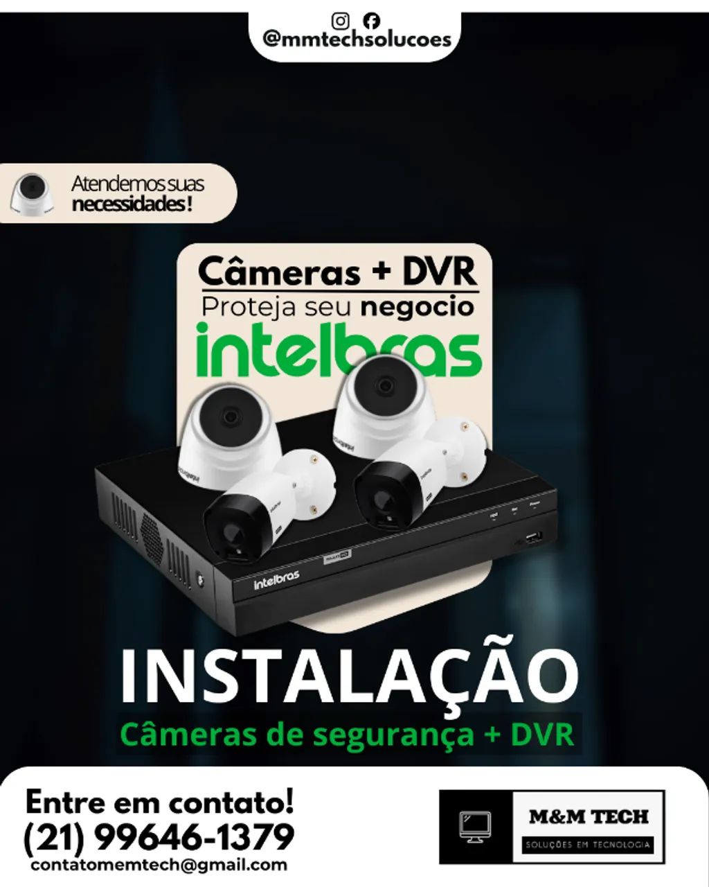 Instalação Câmera de segurança + DVR