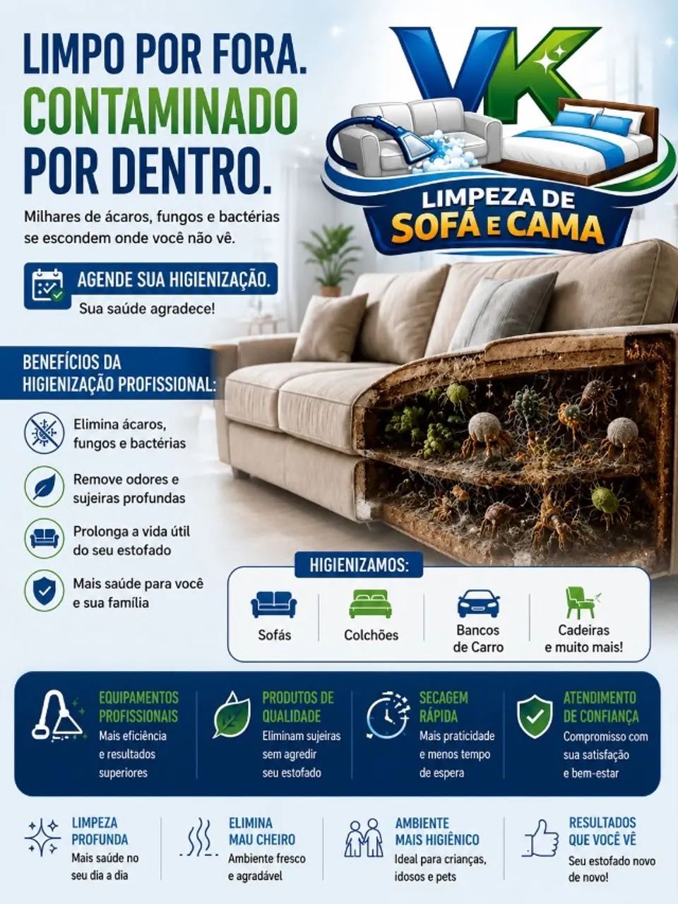 Lavagem a seco - meio de mês em ofertas