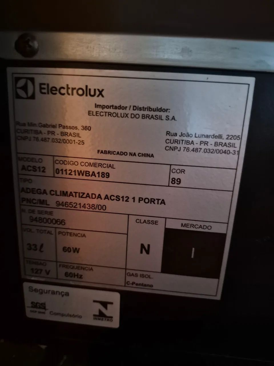 Adega eletrolux 12 garrafas  - Foto 3