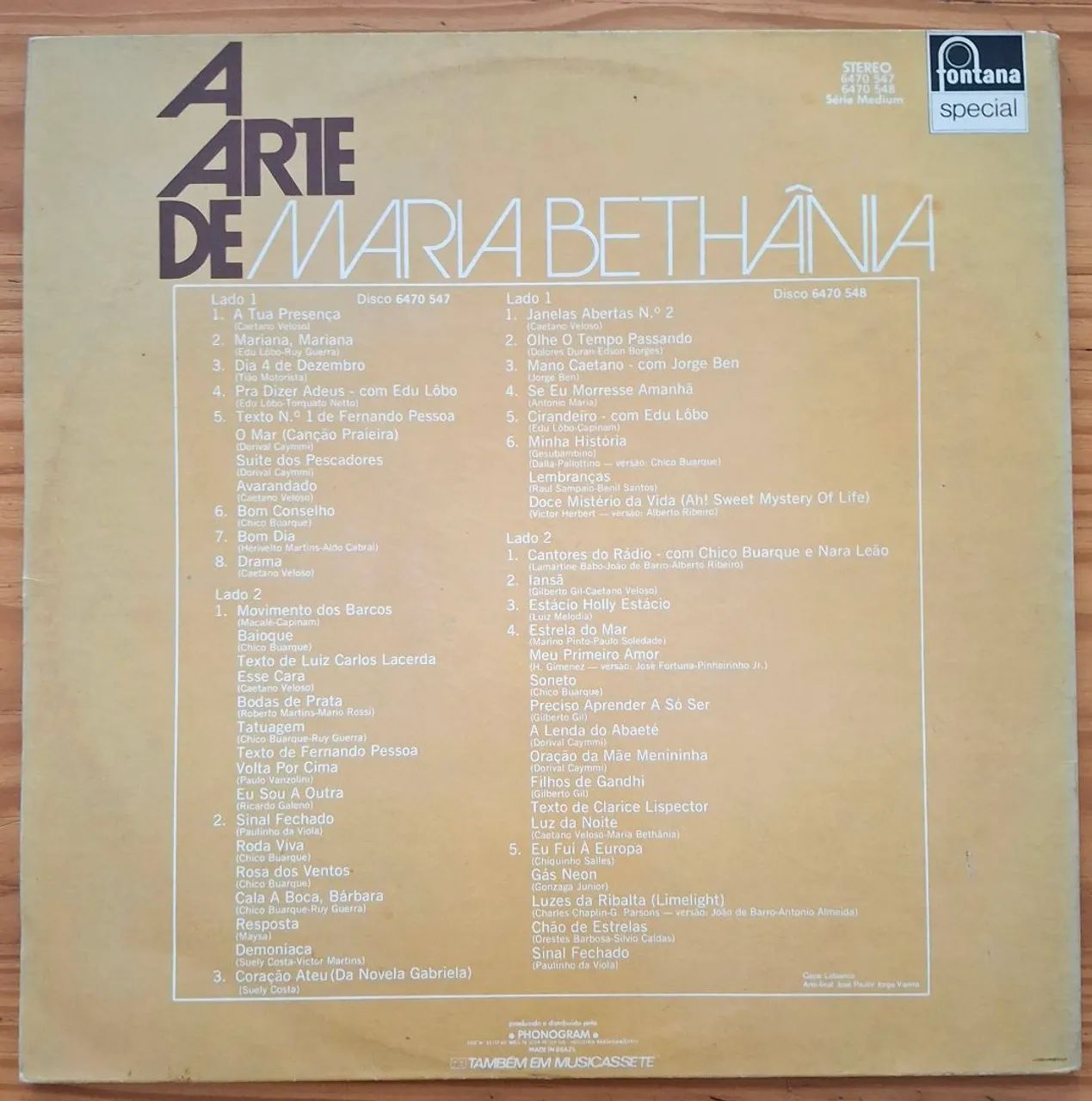LP A arte de  Maria Bethania - Duplo - Foto 2