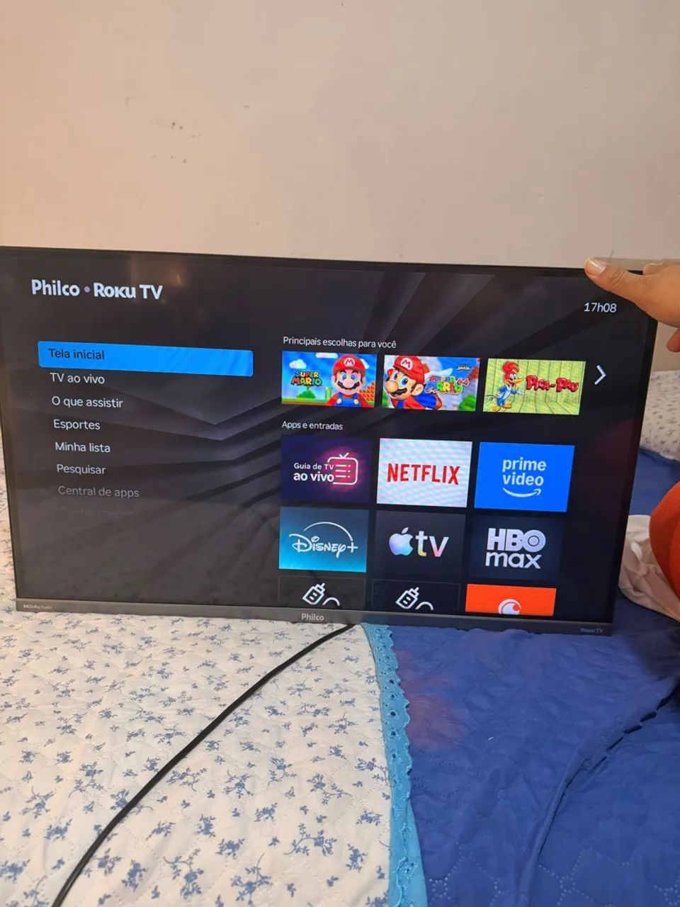 TV SMART PHILCO 32 Polegadas ROKU 